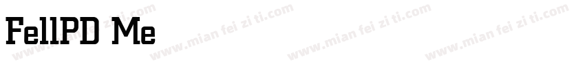 FellPD Medium字体转换